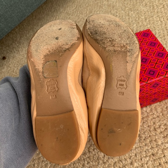 Tory Burch Jolie Ballet Soft Flats Light Oak - Picture 9 of 11